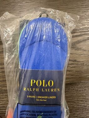Polo Ralph Lauren Blue Sneaker Socks